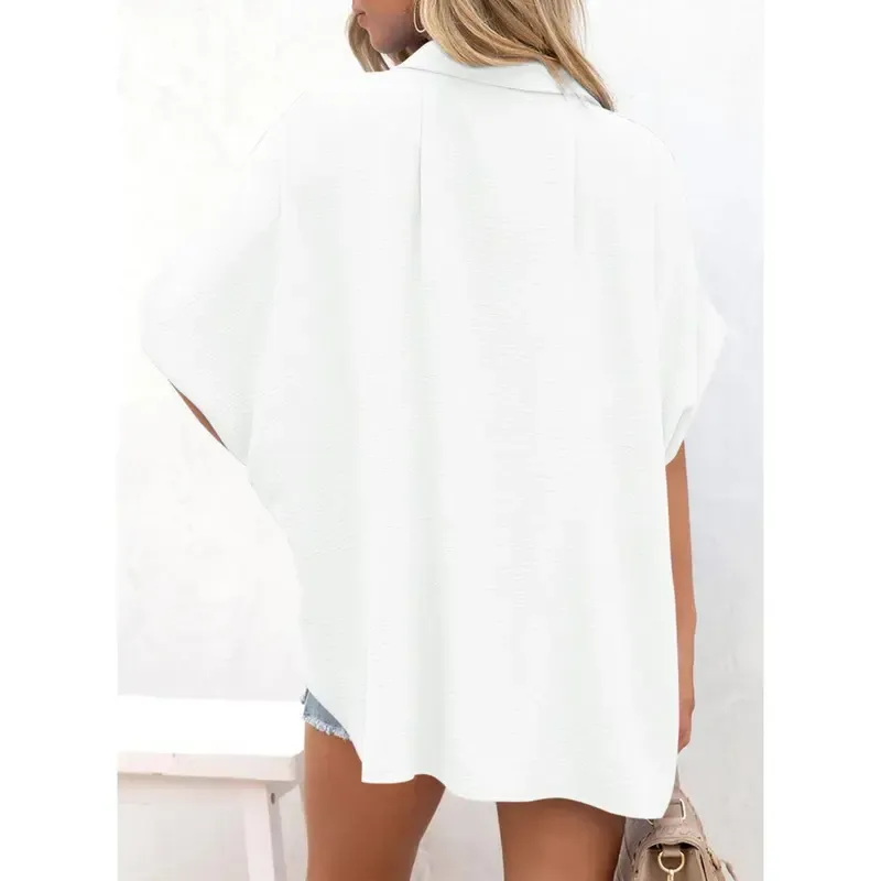 🔥Hot Sale💥Women's solid-color V-neck shirt🔥16 Colors Available