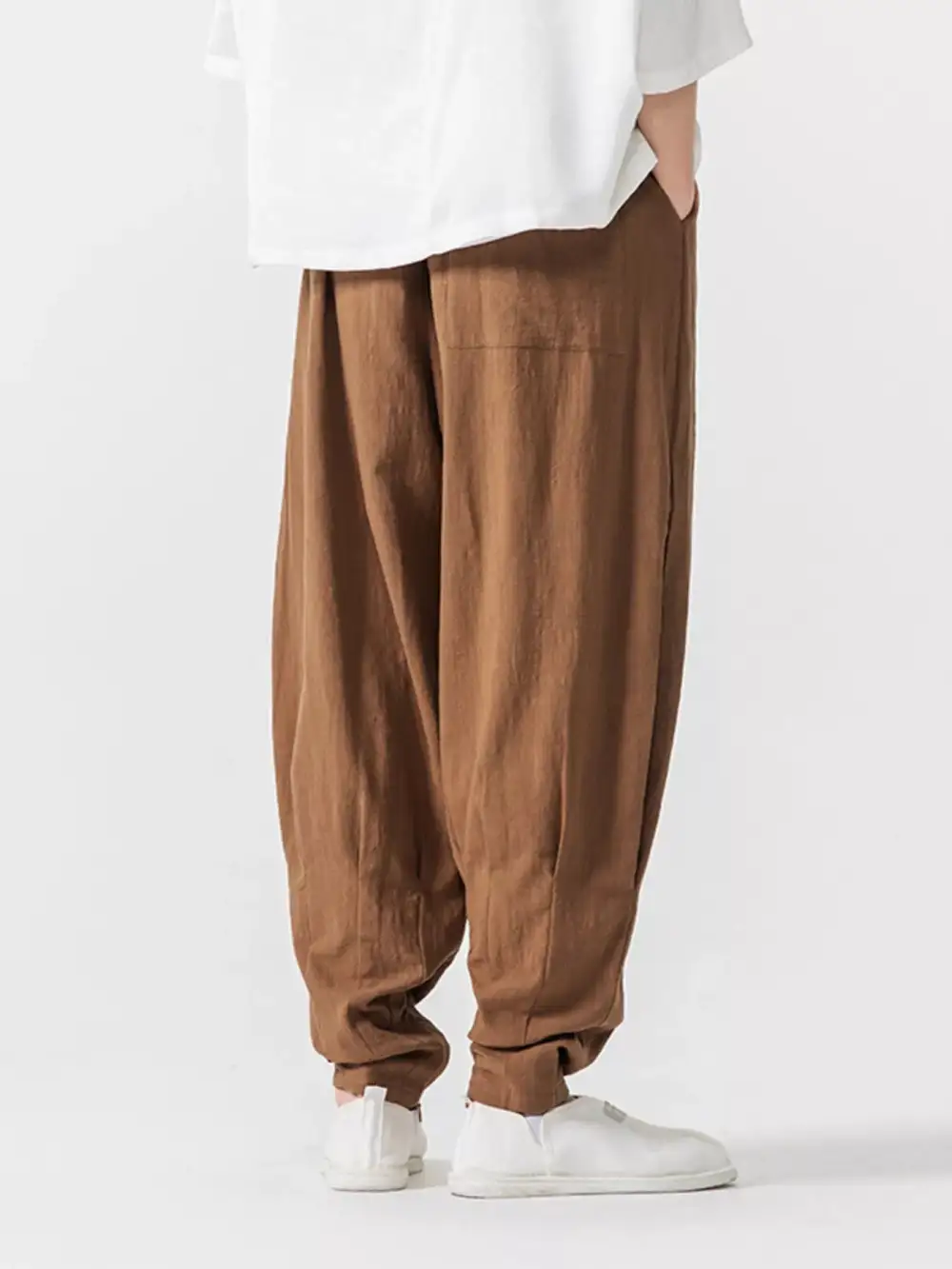 Men's Plus Size Loose Fit Harem Pants