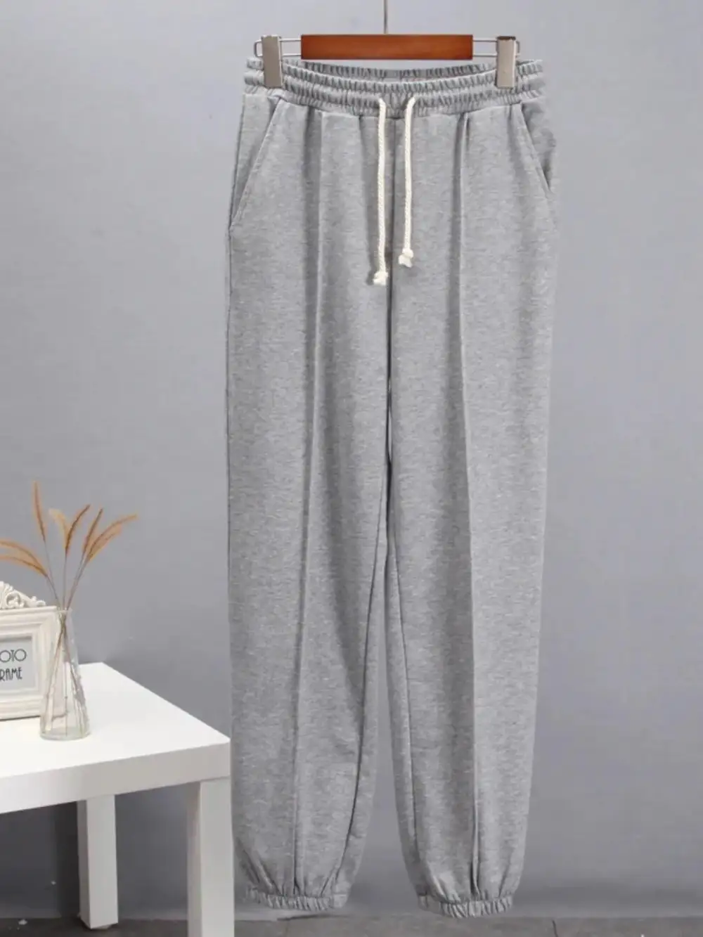 Refined Drawstring Pocketed Jogger Pants