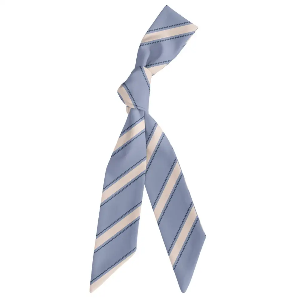 Fox Stripe Pattern Hair Scarf