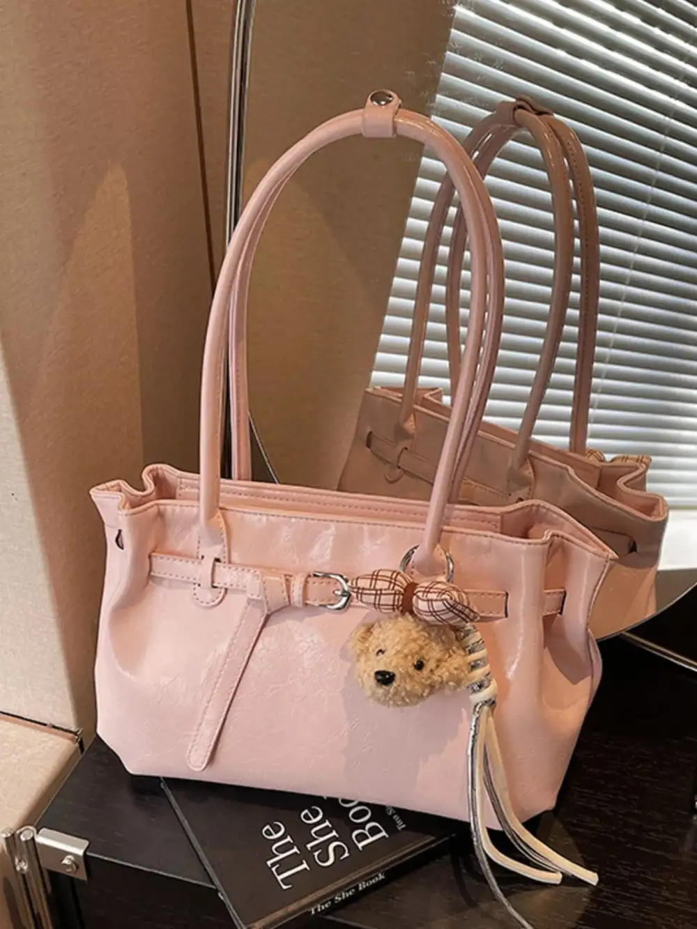 Leather Dog Shoulder Bag