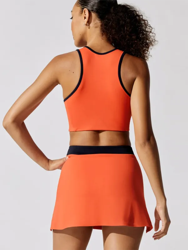 Round-Neck Padded Breathable Active Top