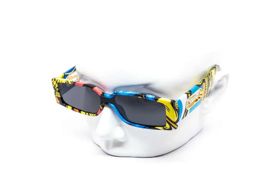 12-Pack Chunky Cat-Eye Rectangle Assorted Sunglasses
