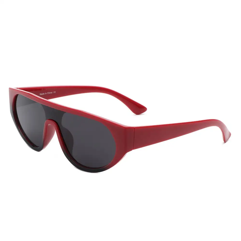 Round Flat Top Frame Sunglasses