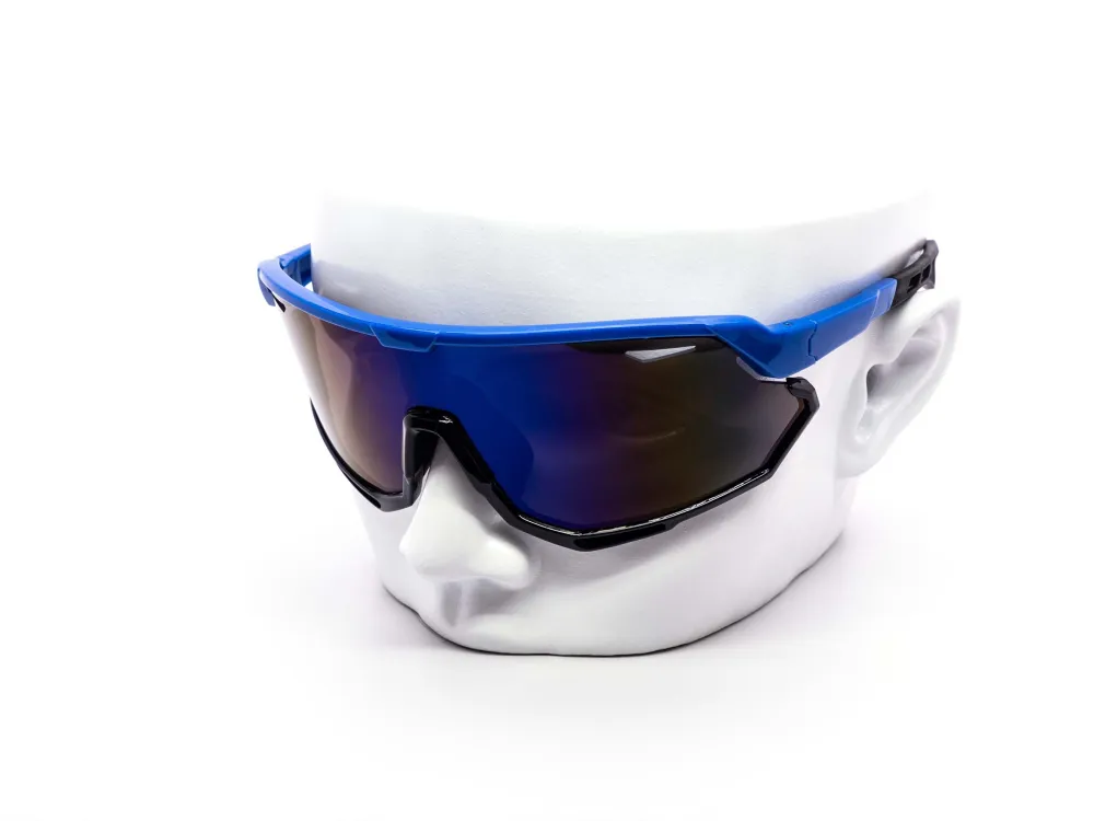 12-Pack Oversized Sport Shield Dark Lens Sunglasses