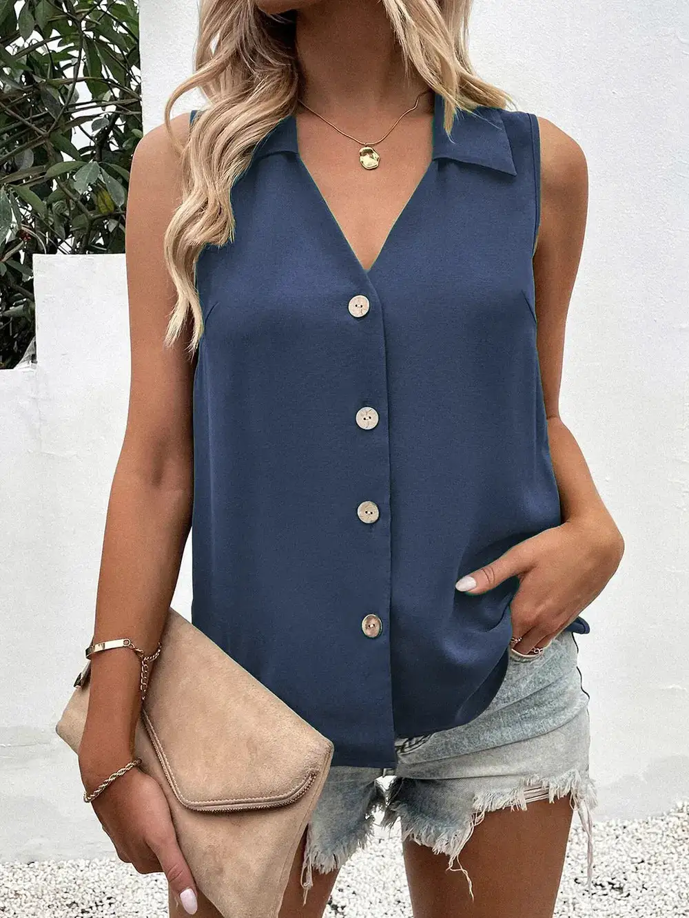 Button Up Tank