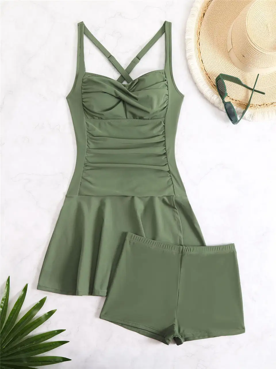 Seaside Tankini Set For Beach Days