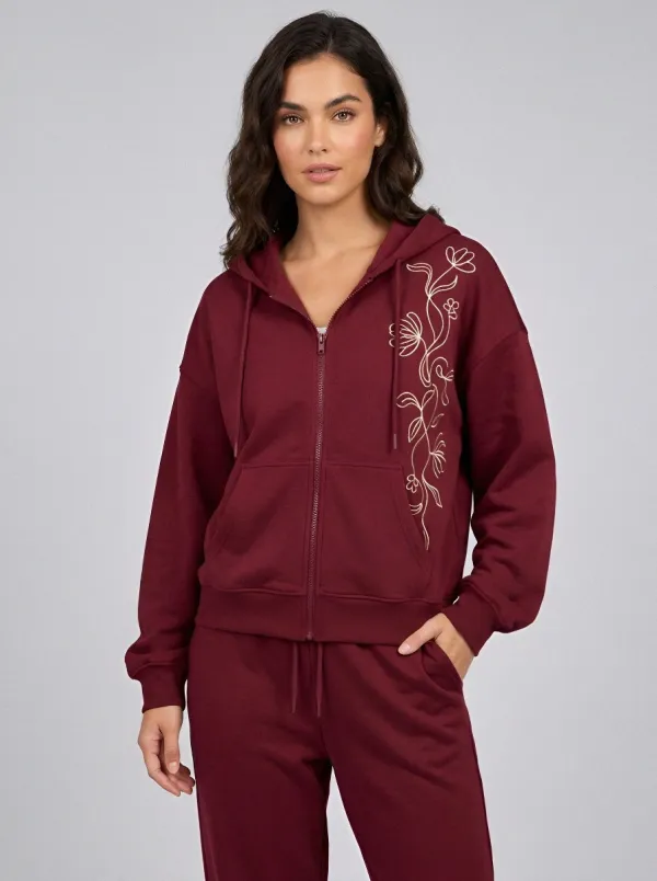 Women's Sage Green Relaxed Zip-Up Hoodie Jacket & Jogger Set