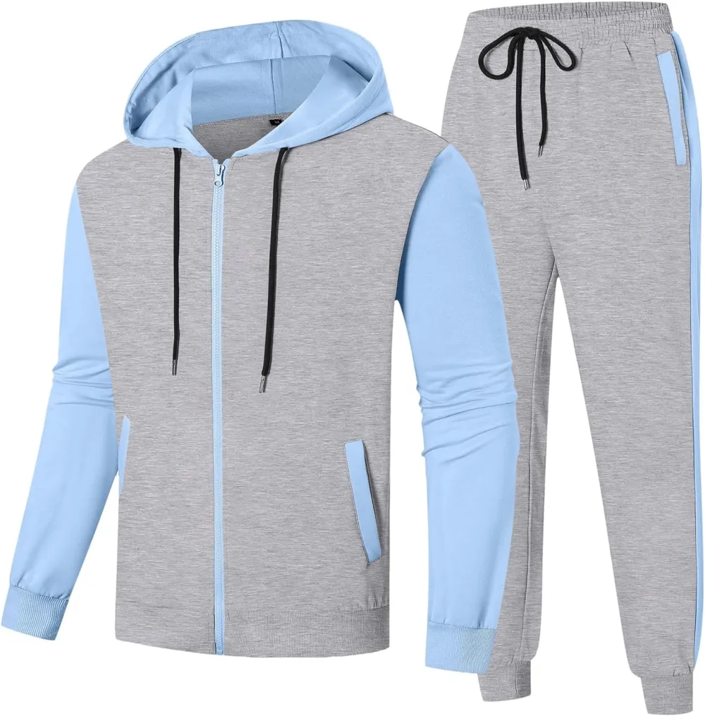 Men's Tracksuit 2 Piece Full Zip Set