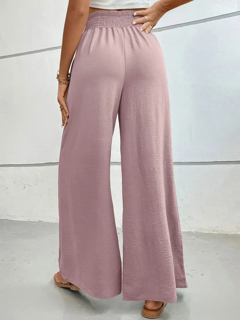 High Waisted Wide Leg Pants