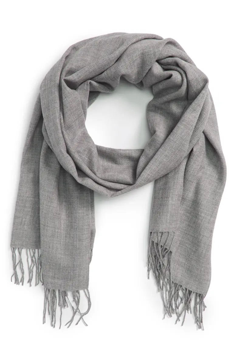 Tissue Weight Wool & Cashmere Scarf