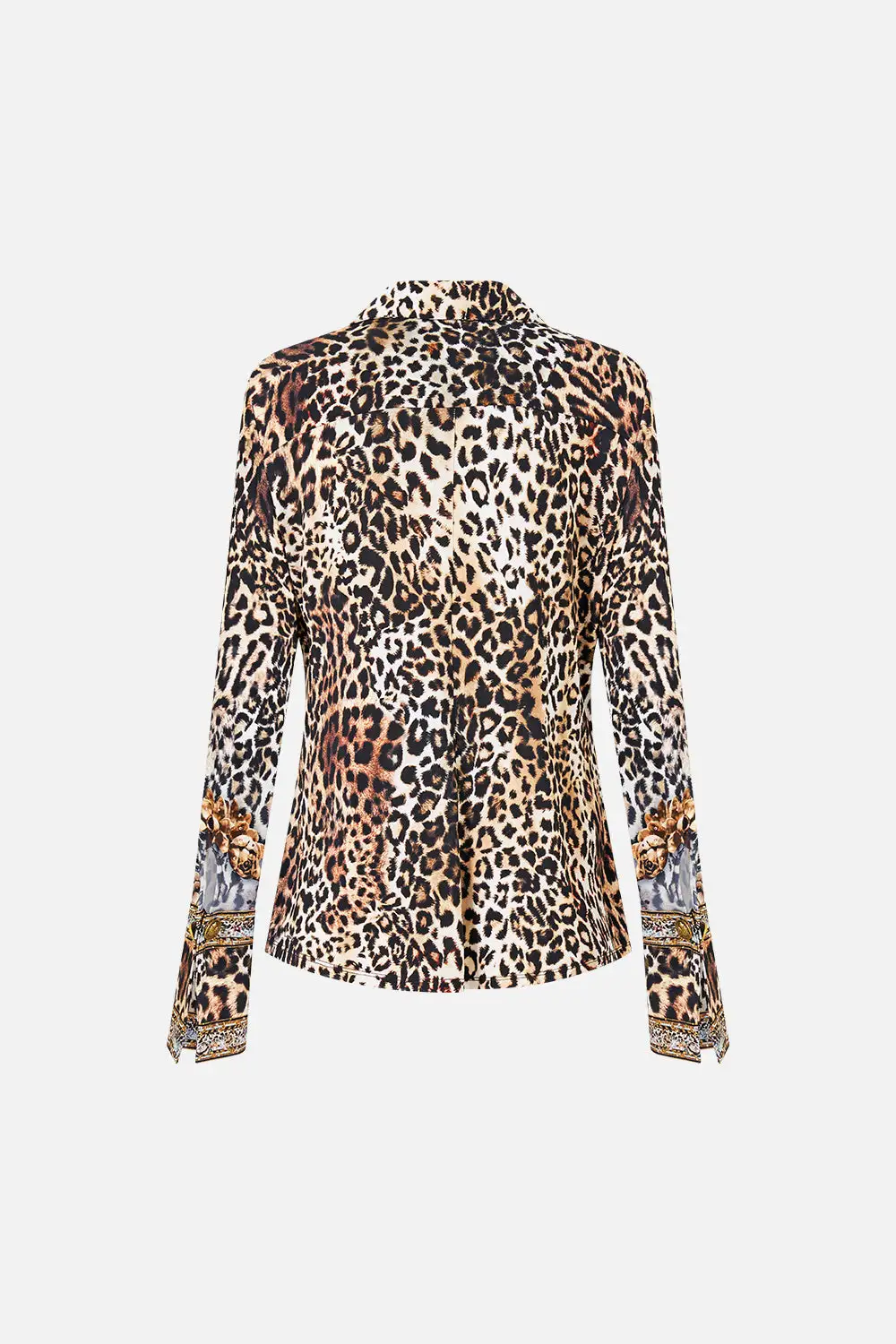 Printed Fitted Jersey Shirt