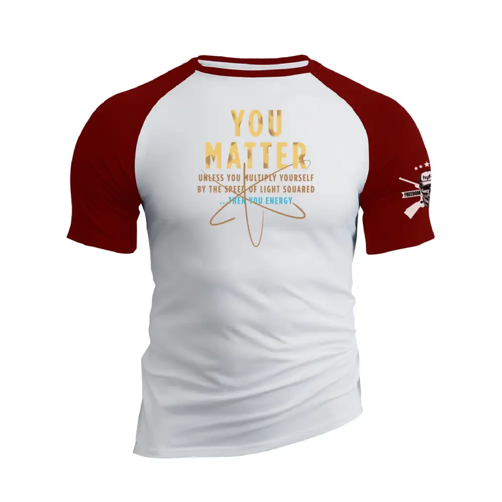 YOU MATTER RAGLAN GRAPHIC TEE