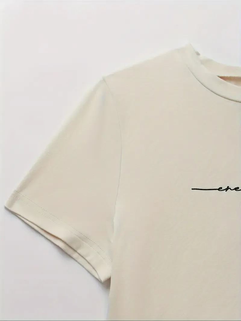 (3-SETS)Women'S Casual  Print Short Sleeve Round Neck TightJumpsuit And Waist Tie Wide Leg Pants With Pockets Set