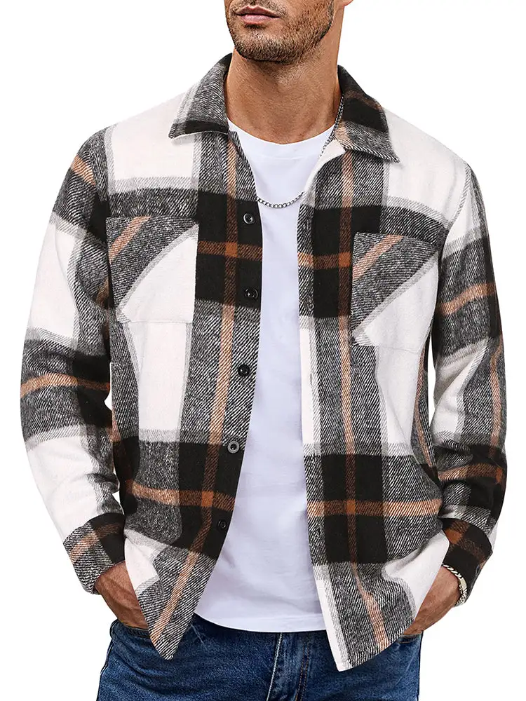 Stylish Comfy Flannel Plaid Shirt