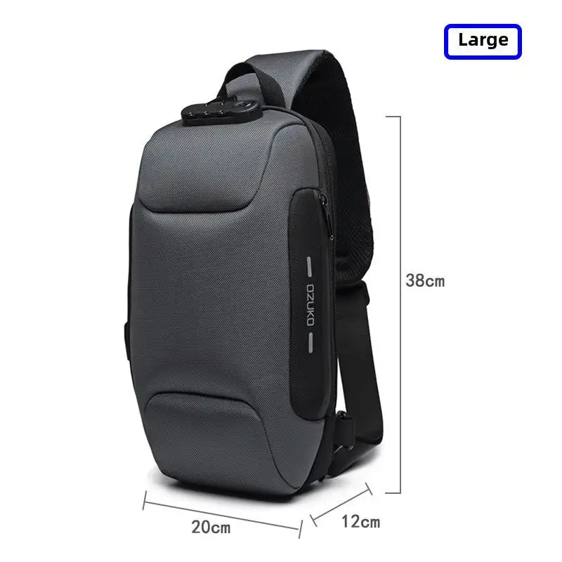 Water Resistant Utility Crossbody Chest Bag