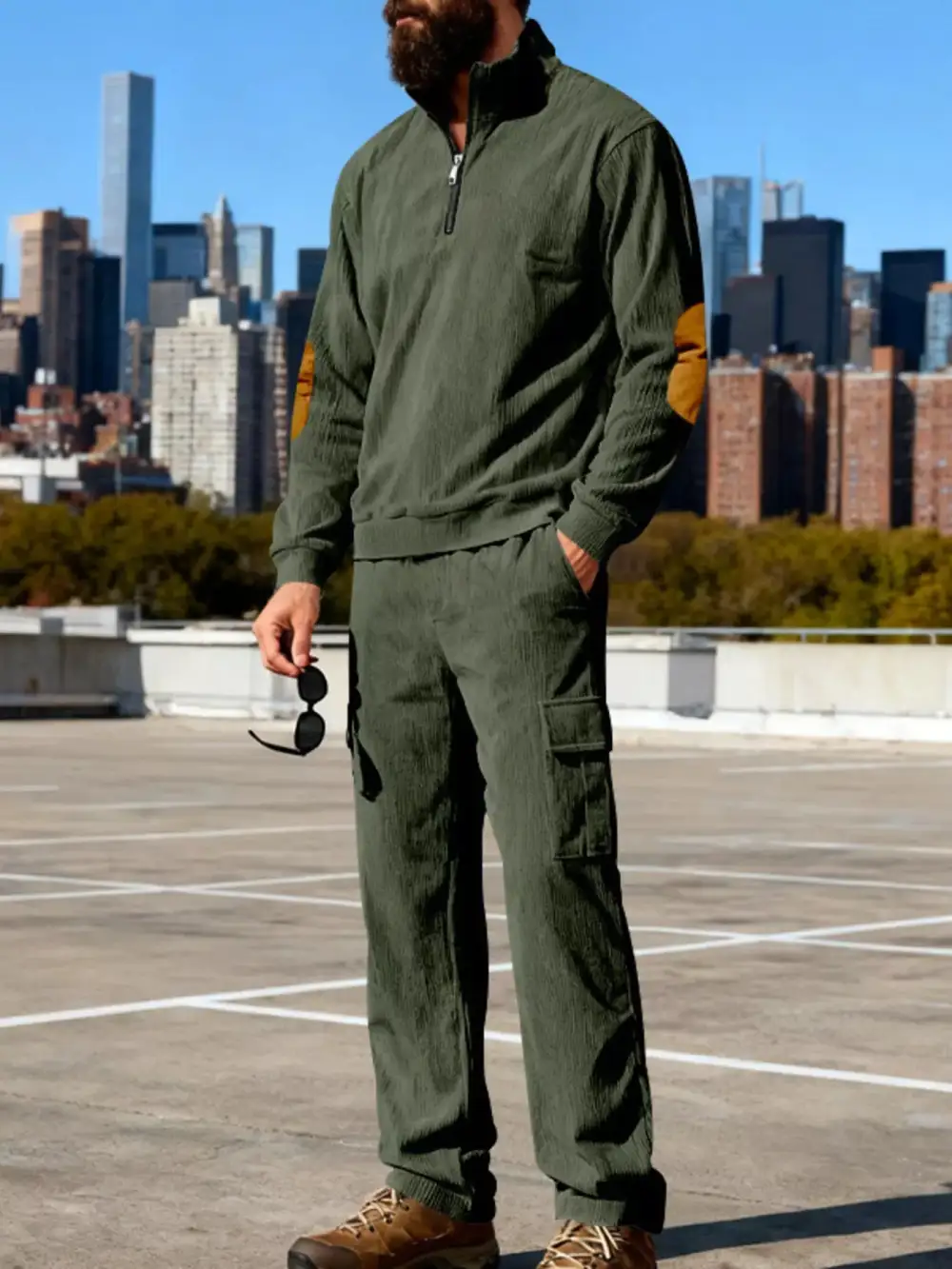 Men's Full Size Casual Long Sleeve Top