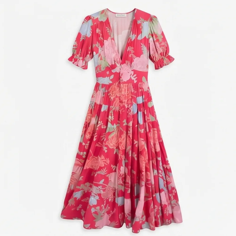 Floral Flowing Maxi Dress