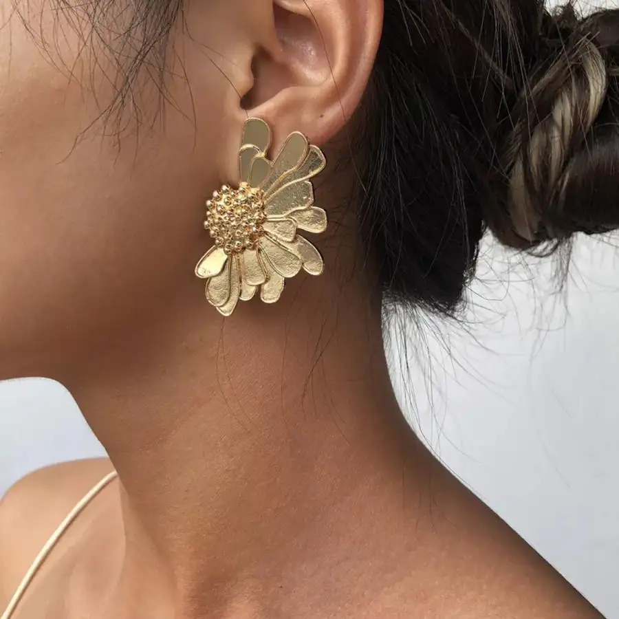Classic Flower Stud Earrings