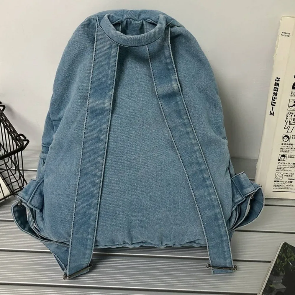Textured Canvas Backpack