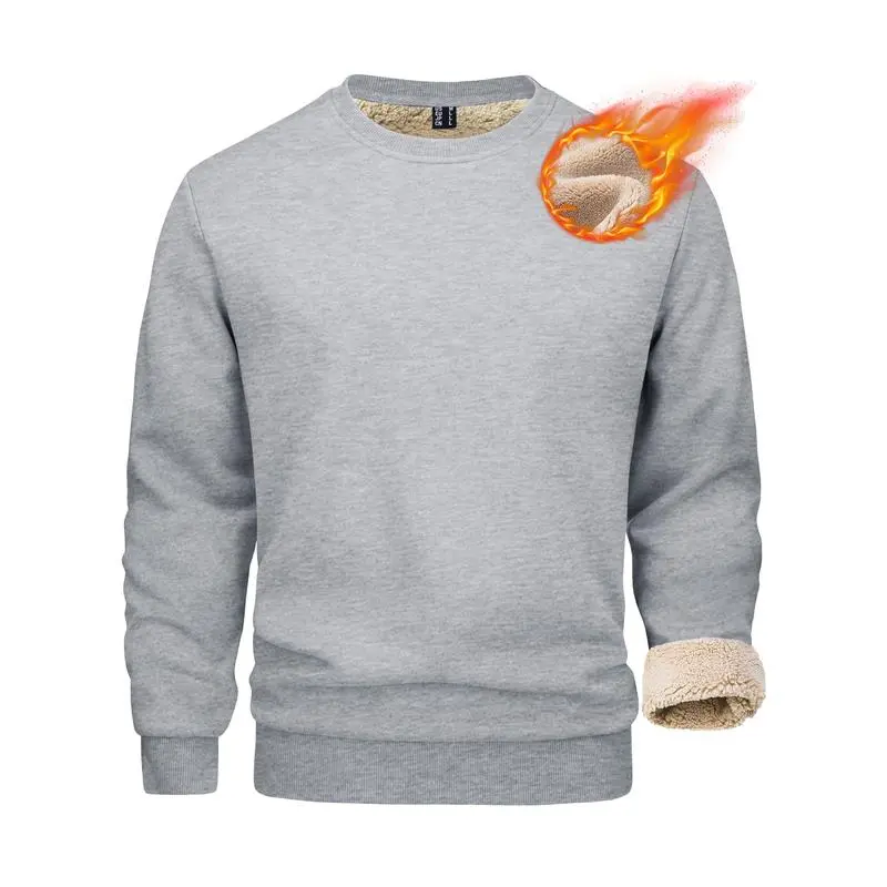 🧥 Men’s Sherpa Lined Sweatshirt – Cozy Warmth, Everyday Style