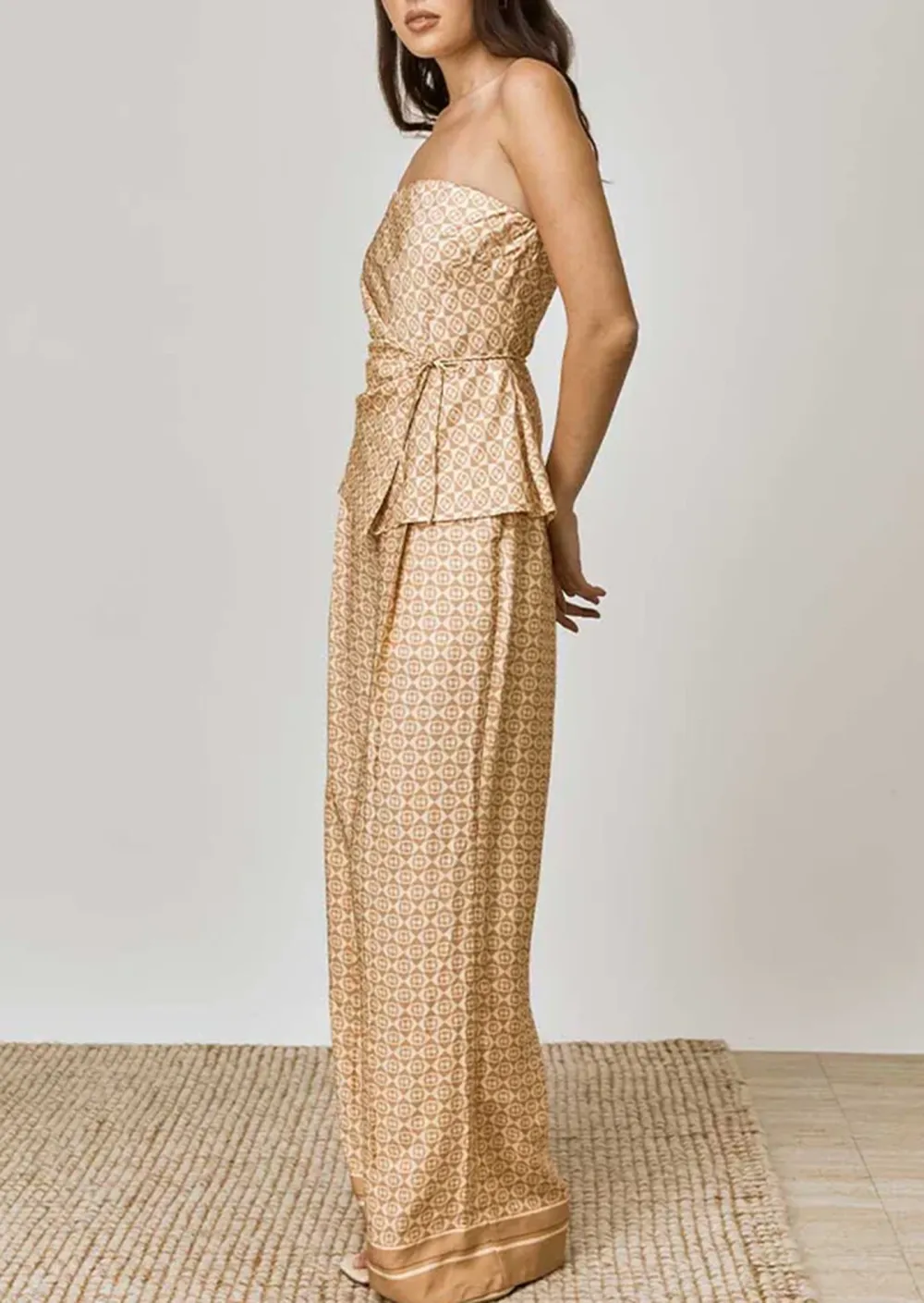 GEOMETRIC PATTERN PANTS