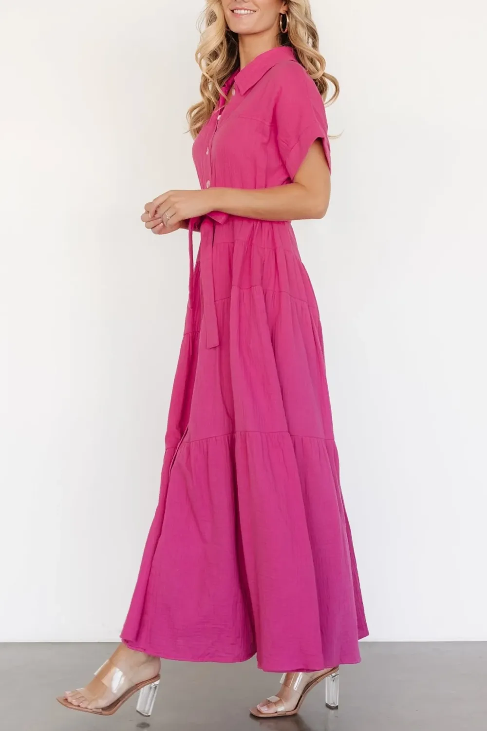 Universal Commuting Lace High-Waisted Dress