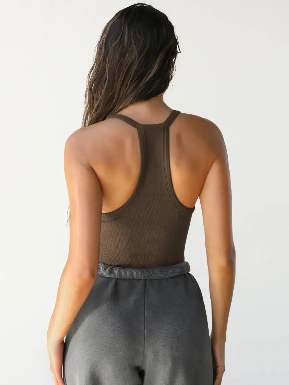 Scoop Neck Wide Strap