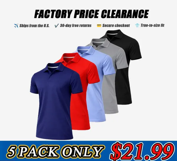 Men's quick-drying polo shirt