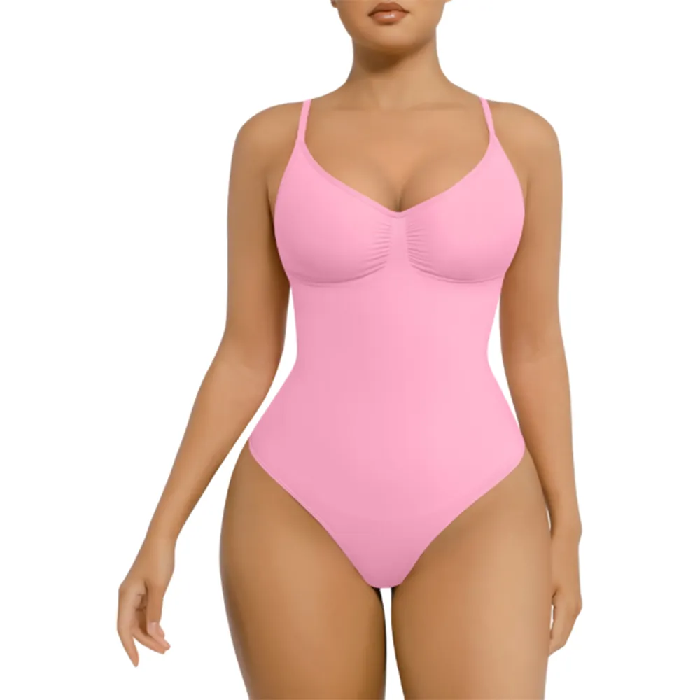 Women's Seamless Slimming Thong Bodysuit Jumpsuit