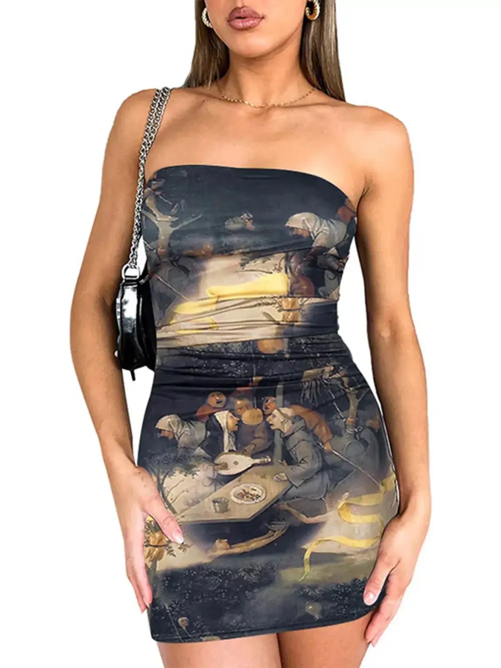 Tie Mini Dress