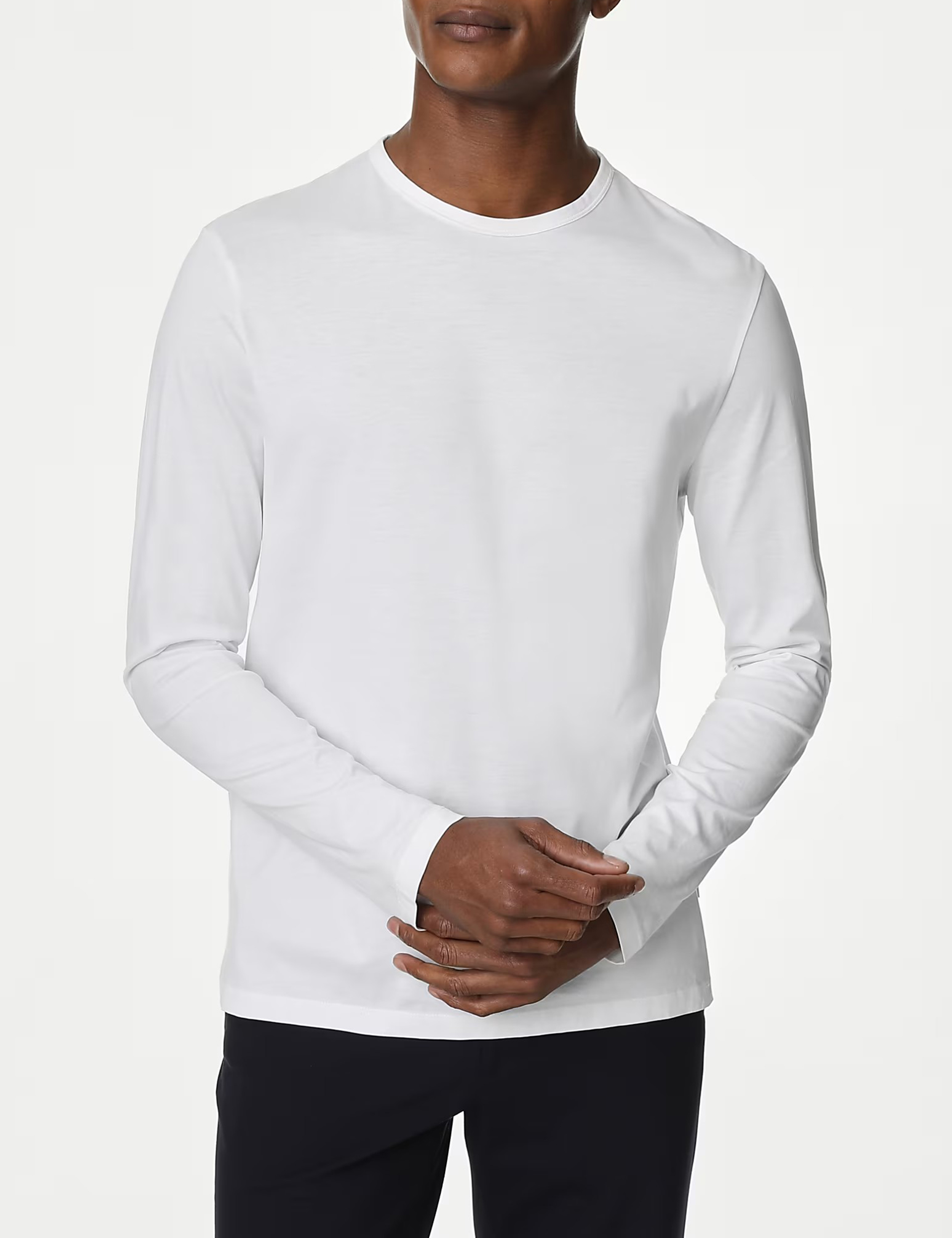Pure Cotton Long Sleeve T-Shirt
