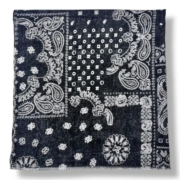 Paisley Patch Print Scarf
