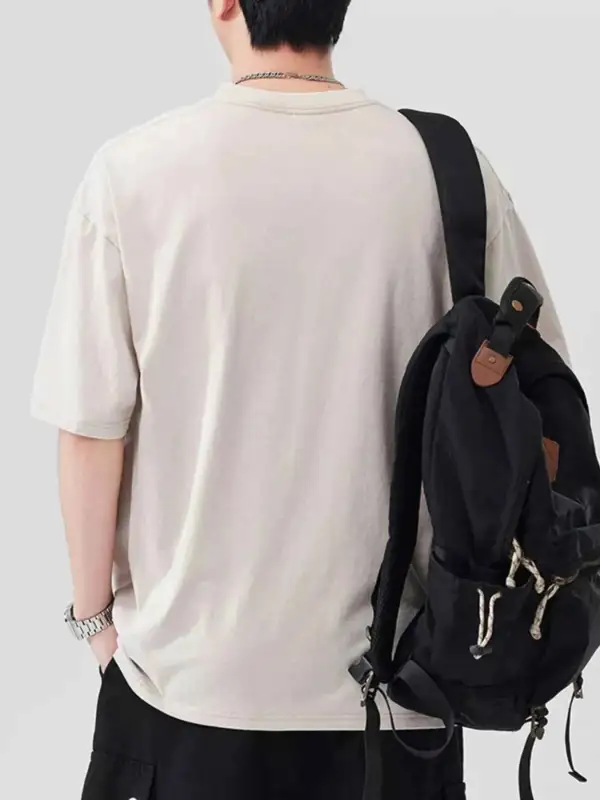 Graphic Round Neck Short Sleeve T-Shirt