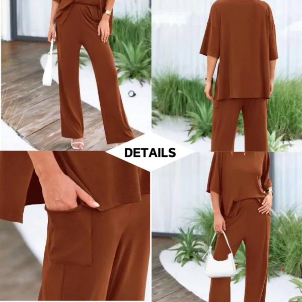 Women's 2-Piece Outfits Short Sleeve