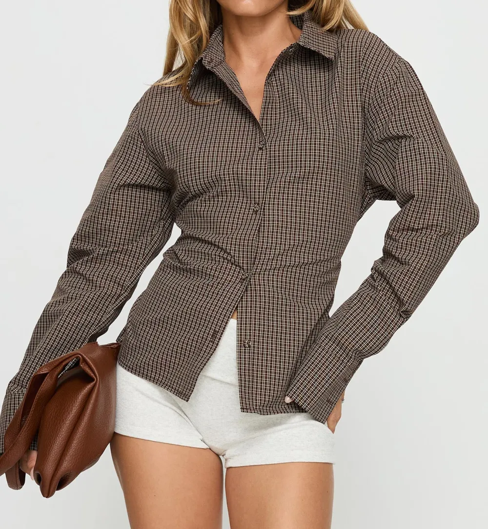 Polished Button Up Collared Shirt