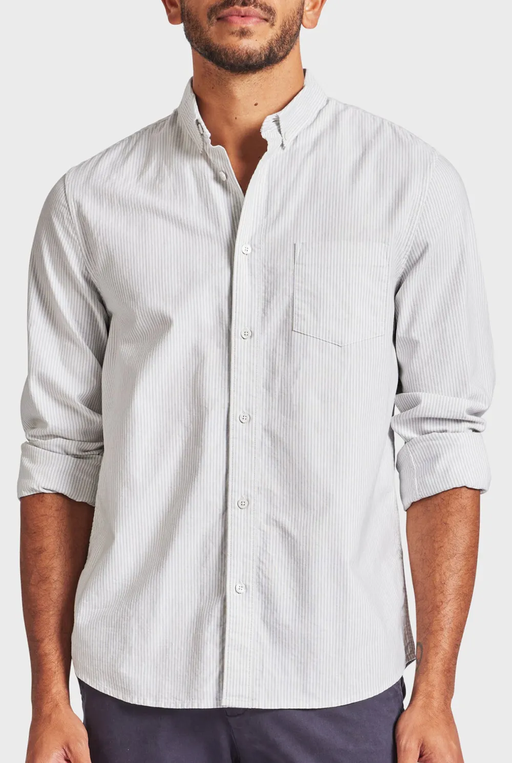 Vintage Oxford Button Down Long Sleeve Shirt