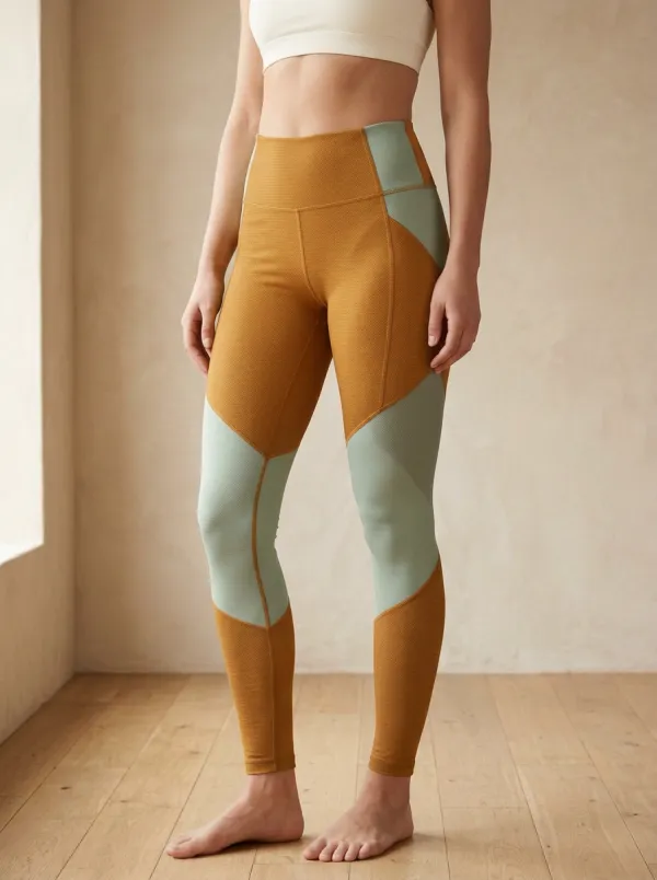 Women's Athletic Yoga Colorblock Geometric Print Yoga Pants