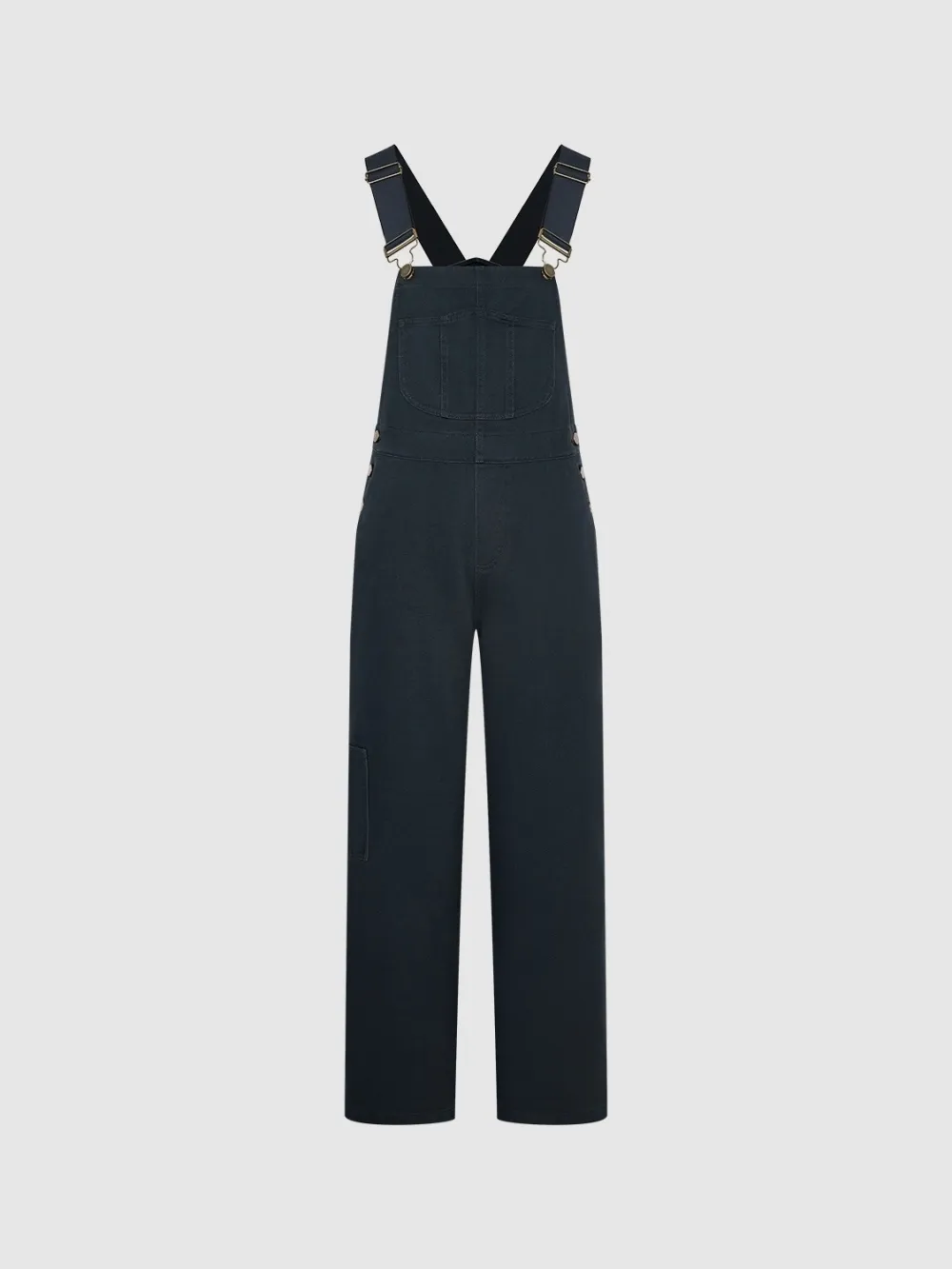 Vintage Wide-Leg Overalls with Pockets
