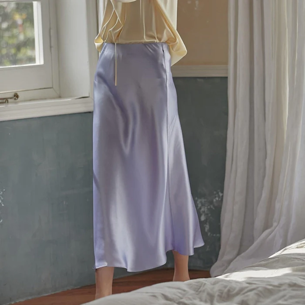 Love Satin Midi Skirt