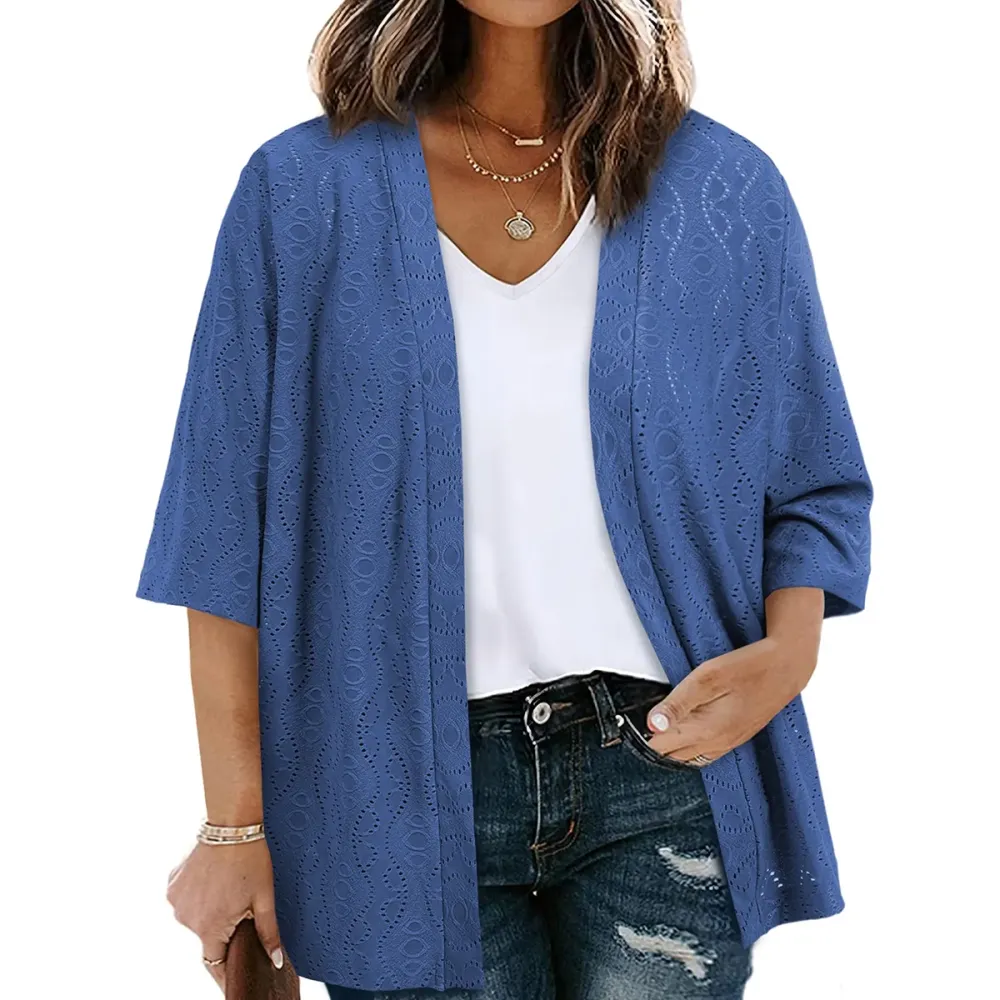 🎉Hot Sale🔥-Women's Plus-Size Cardigan🔥10-Pack - All Colors Included