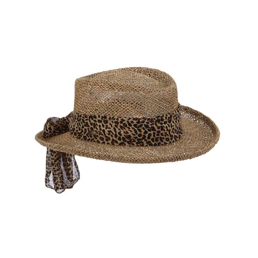 Women’s Wide Brim Straw Gambler Hat