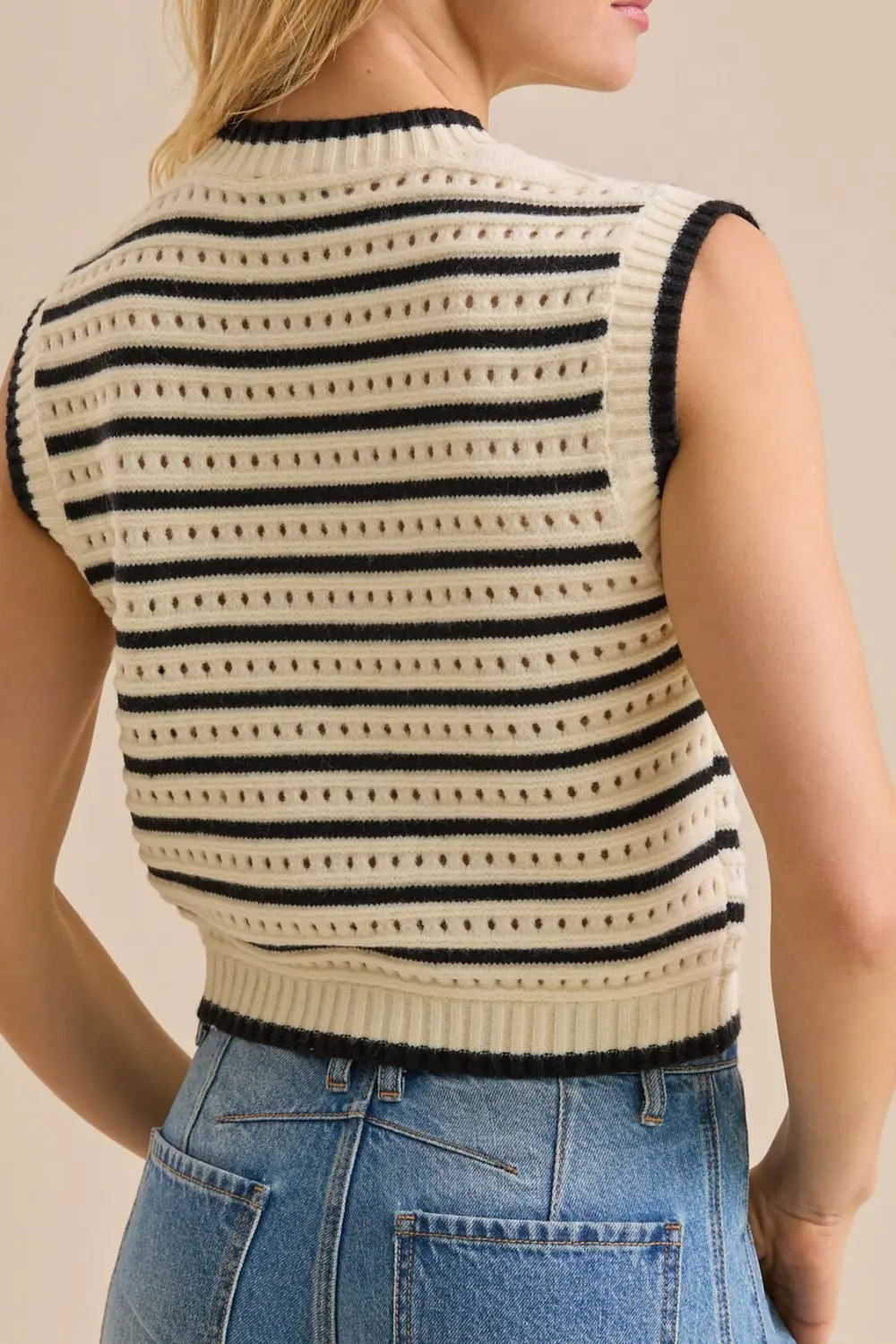 Oversized Sweater Vest