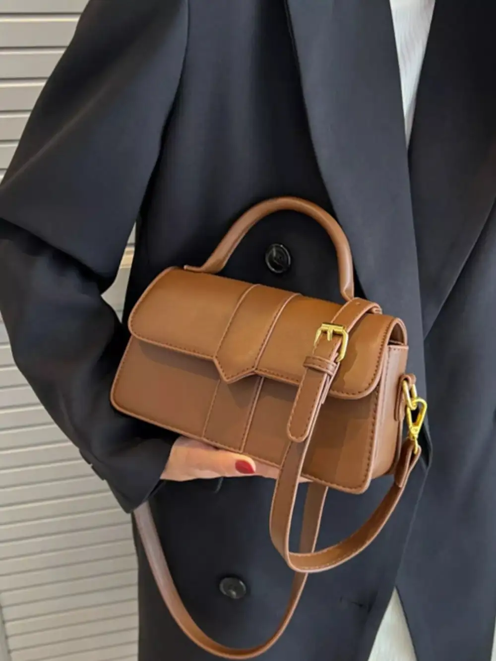 Top Handle Everyday Crossbody Bag