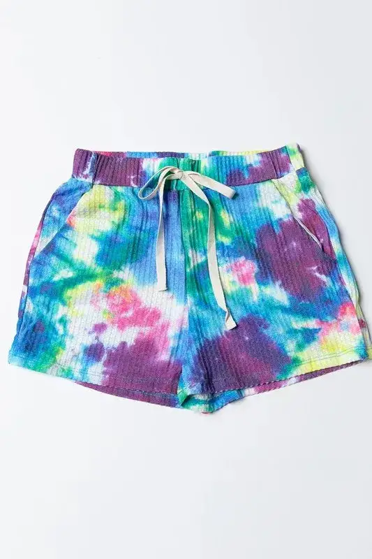 Everyday Tie Dye French Terry Casual Shorts