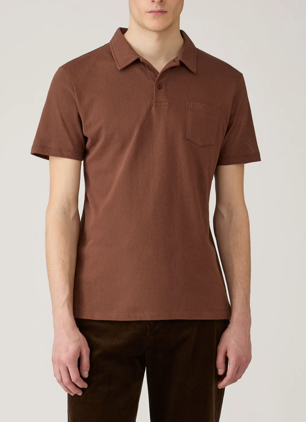 Classic Everyday Slim Fit Mesh Cotton Short Sleeve Polo Shirt