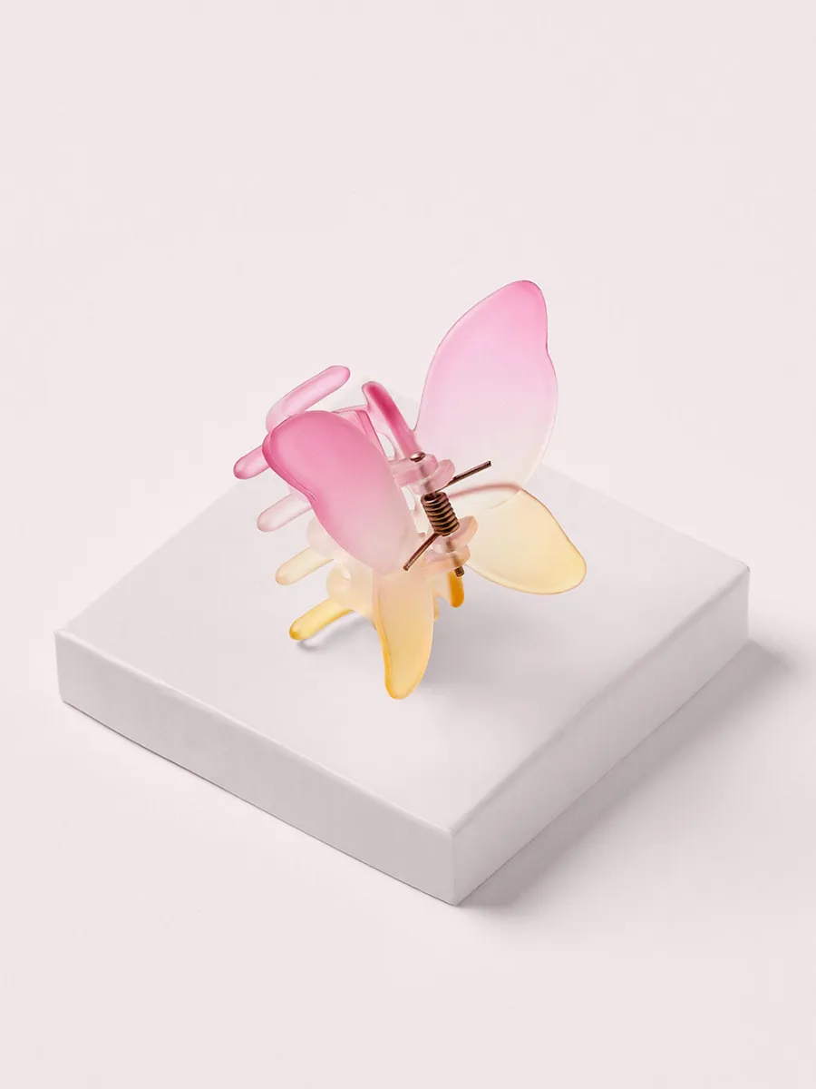 Gradient Butterfly Hair Claw