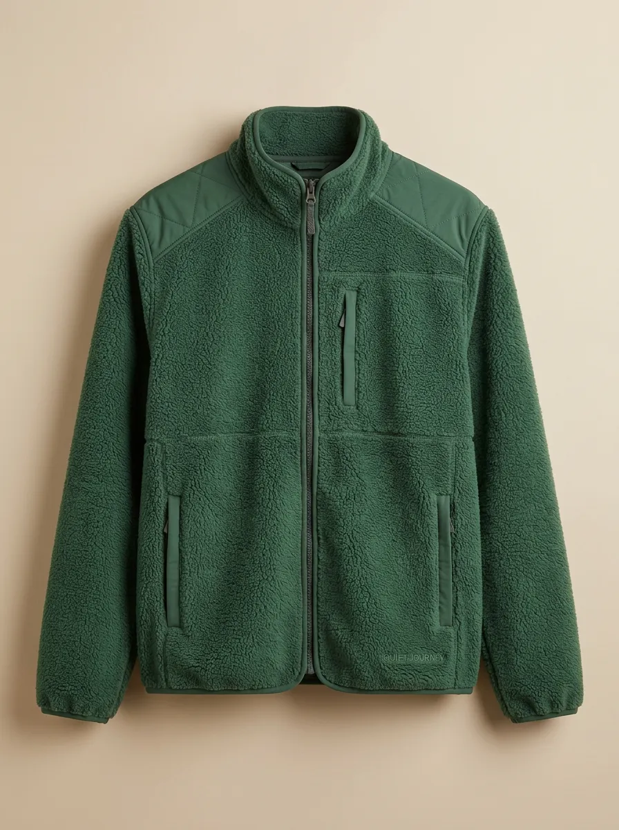 Sherpa Fleece Quilted Jacket