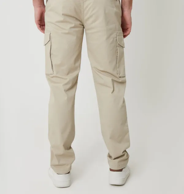 Men's Stone Slim-Fit Cargo Style Pants