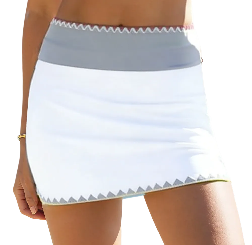 Patchwork Sports Three-Piece Bikini Set